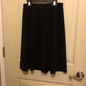 Black A-Line Skirt